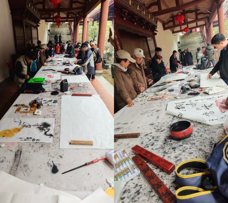 邀君共赏 | 雪峰崇圣禅寺第二十八届南国牡丹文化节暨书画展正式开幕！第17张