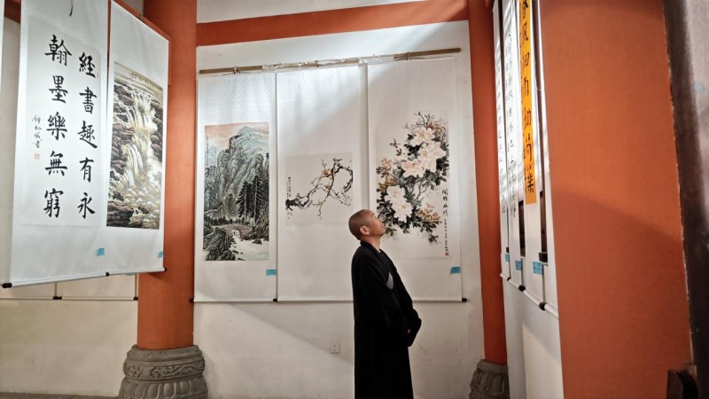 邀君共赏 | 雪峰崇圣禅寺第二十八届南国牡丹文化节暨书画展正式开幕！第12张