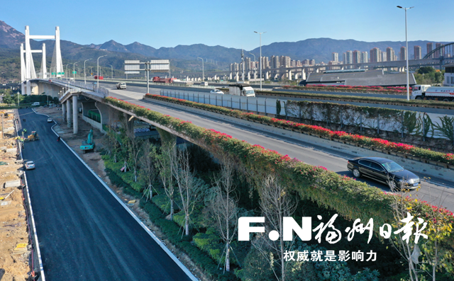 魁浦大桥辅道2日起开放通行 桥下“串珠”4月底惊喜亮相