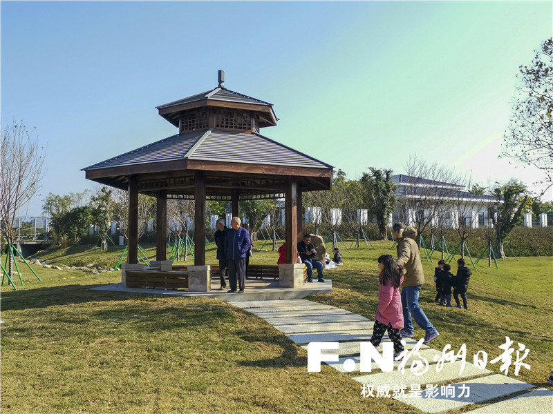 福州大学城再添休闲好去处 沙堤市民公园1月1日起迎客